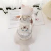 Cat Clothes Cute Printed Princess Sundress Dress For Puppy Kitten - Image 5