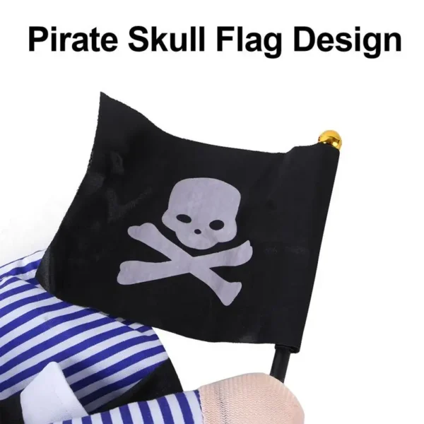 Cat Clothes Pirate Costume With Hat For Dogs And Cats Apparel - Image 7