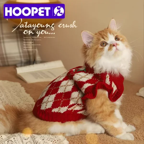 Cat Clothes: Anti-Shedding Winter Sweater for Cats & Kittens