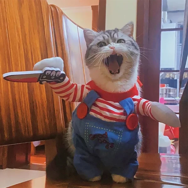 Cat Clothes: Halloween Cosplay Costume for Dogs and Cats